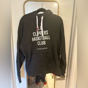 Sportiqe Los Angeles Clippers Grey Hoodie Men’s Medium
